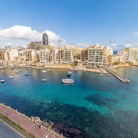 Apartment Amazing Views Of Spinola Bay In Heart Of Stjulians-hosted By Sweetstay