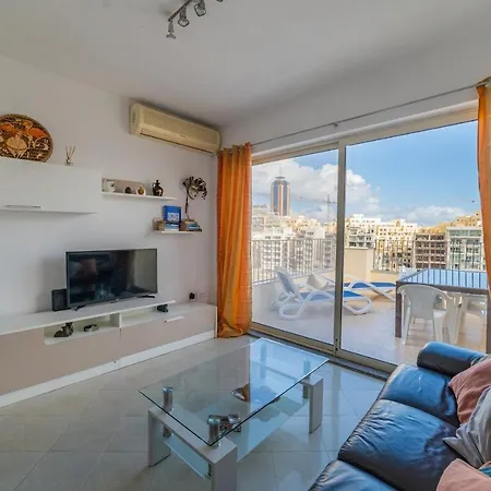 Amazing Views Of Spinola Bay In Heart Of Stjulians-hosted By Sweetstay Apartment