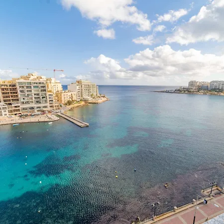 Amazing Views Of Spinola Bay In Heart Of Stjulians-hosted By Sweetstay